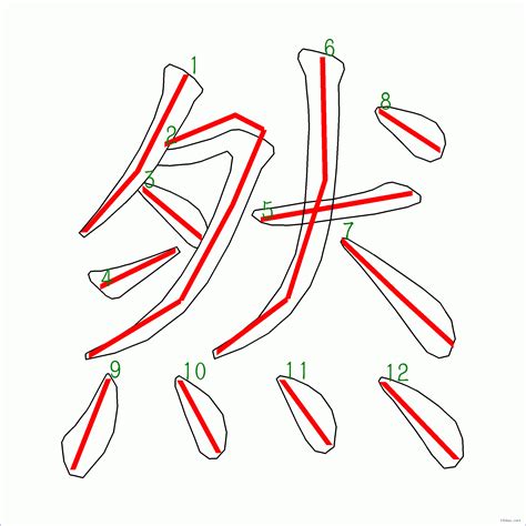 然筆劃|【然】字典解释,“然”字的標準筆順,組詞例句,粵語拼音,中文電碼,古。